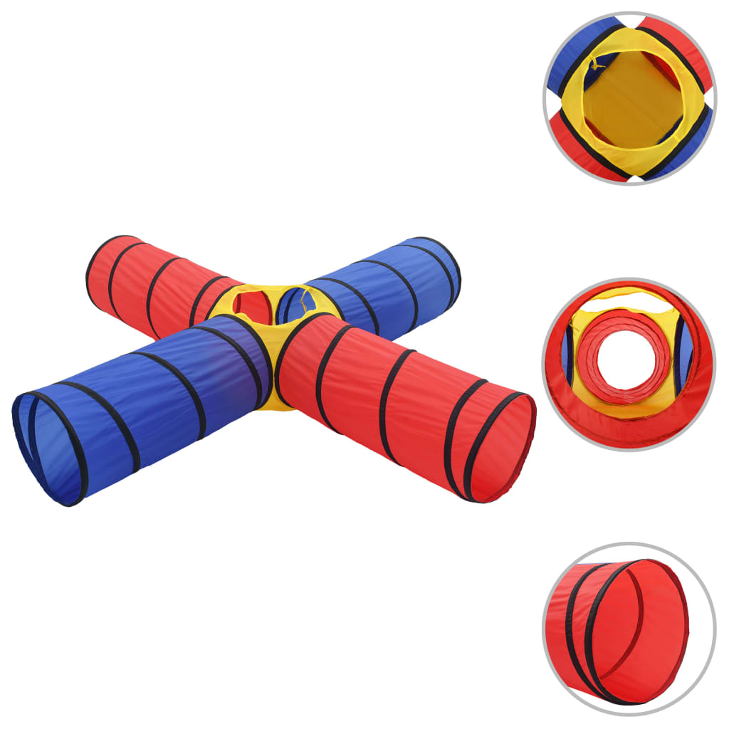Spieltunnel mit 250 Bällen Mehrfarbig - Premium Spielzelte & -tunnel - Just €93.22! Shop now at homesales4u
