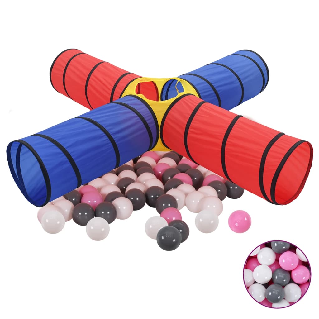 Spieltunnel mit 250 Bällen Mehrfarbig - Premium Spielzelte & -tunnel - Just €97.06! Shop now at homesales4u