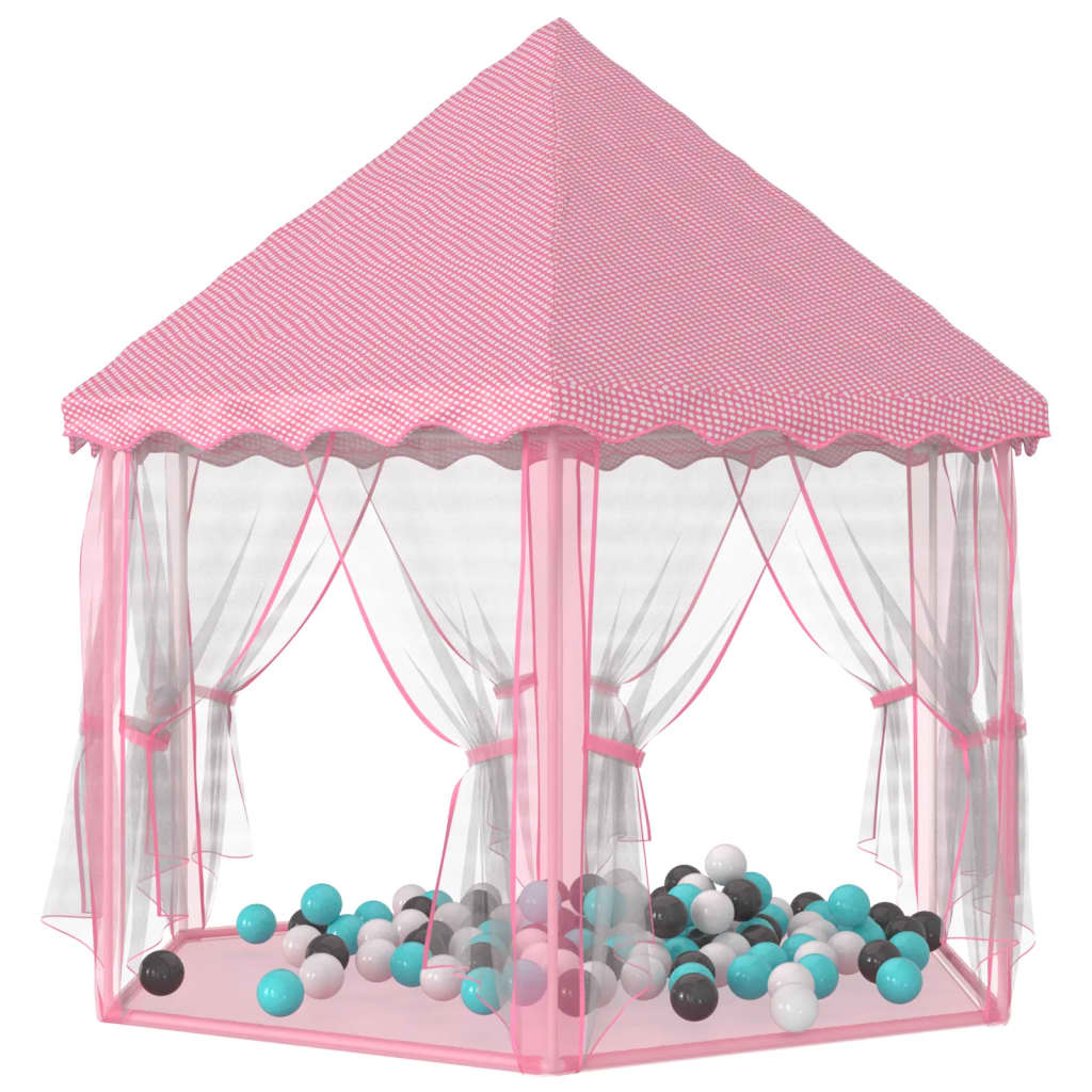 Prinzessin-Spielzelt mit 250 Bällen Rosa 133x140 cm - Premium Spielzelte & -tunnel - Just €98.43! Shop now at homesales4u