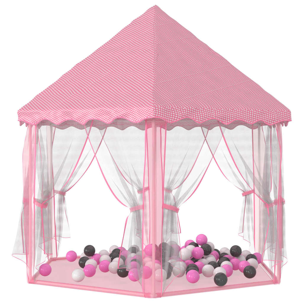 Prinzessin-Spielzelt mit 250 Bällen Rosa 133x140 cm - Premium Spielzelte & -tunnel - Just €104.23! Shop now at homesales4u