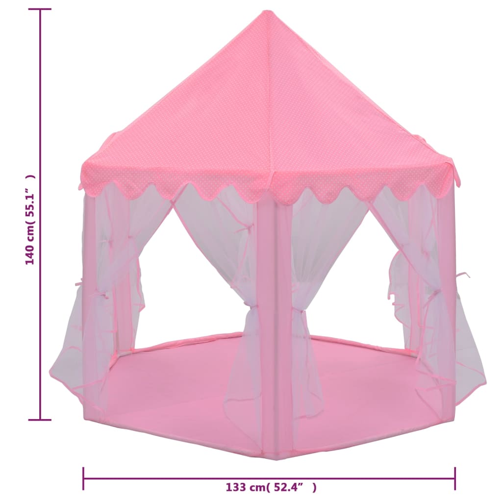 Prinzessin-Spielzelt mit 250 Bällen Rosa 133x140 cm - Premium Spielzelte & -tunnel - Just €104.23! Shop now at homesales4u
