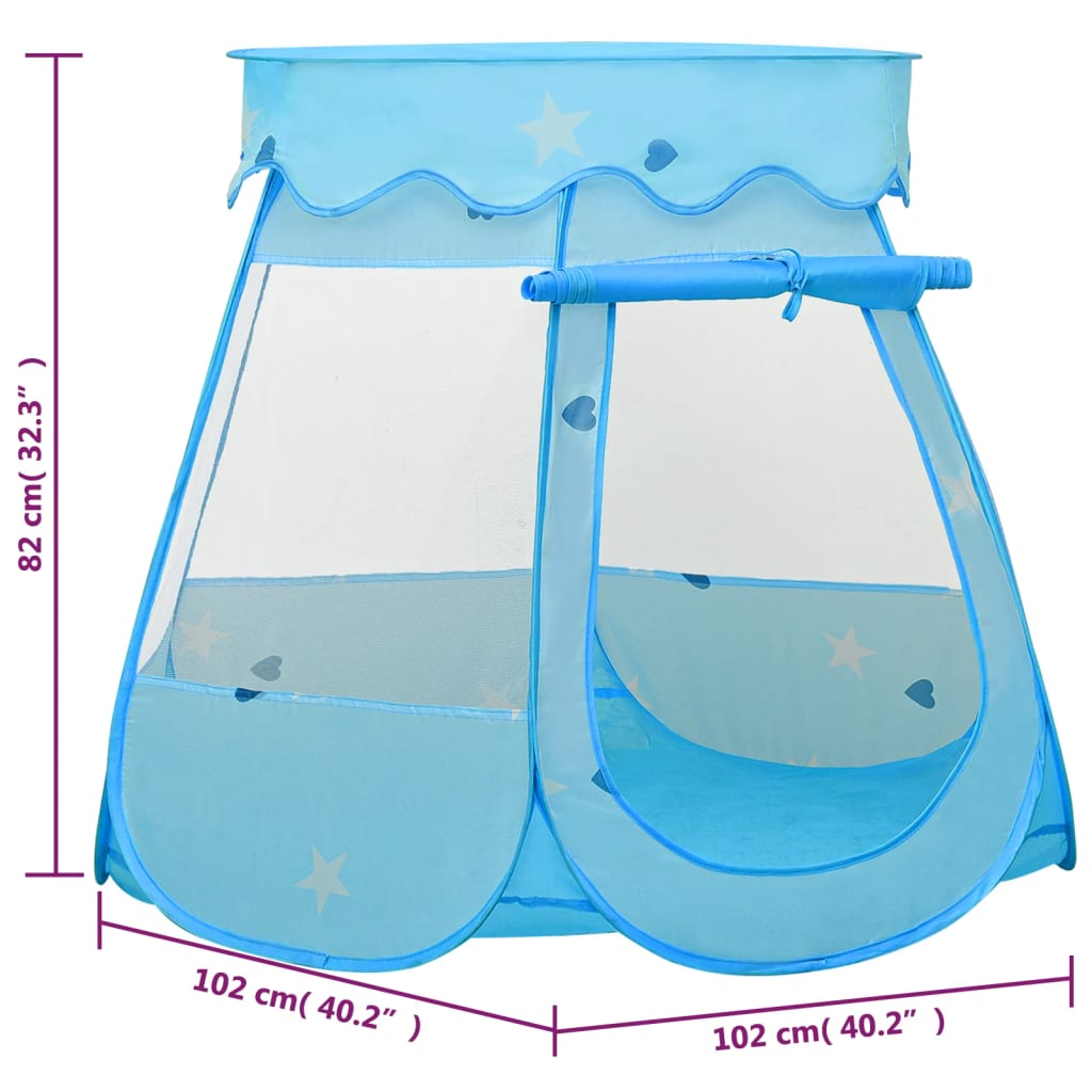 Kinder-Spielzelt mit 250 Bällen Blau 102x102x82 cm - Premium Spielzelte & -tunnel - Just €65.57! Shop now at homesales4u