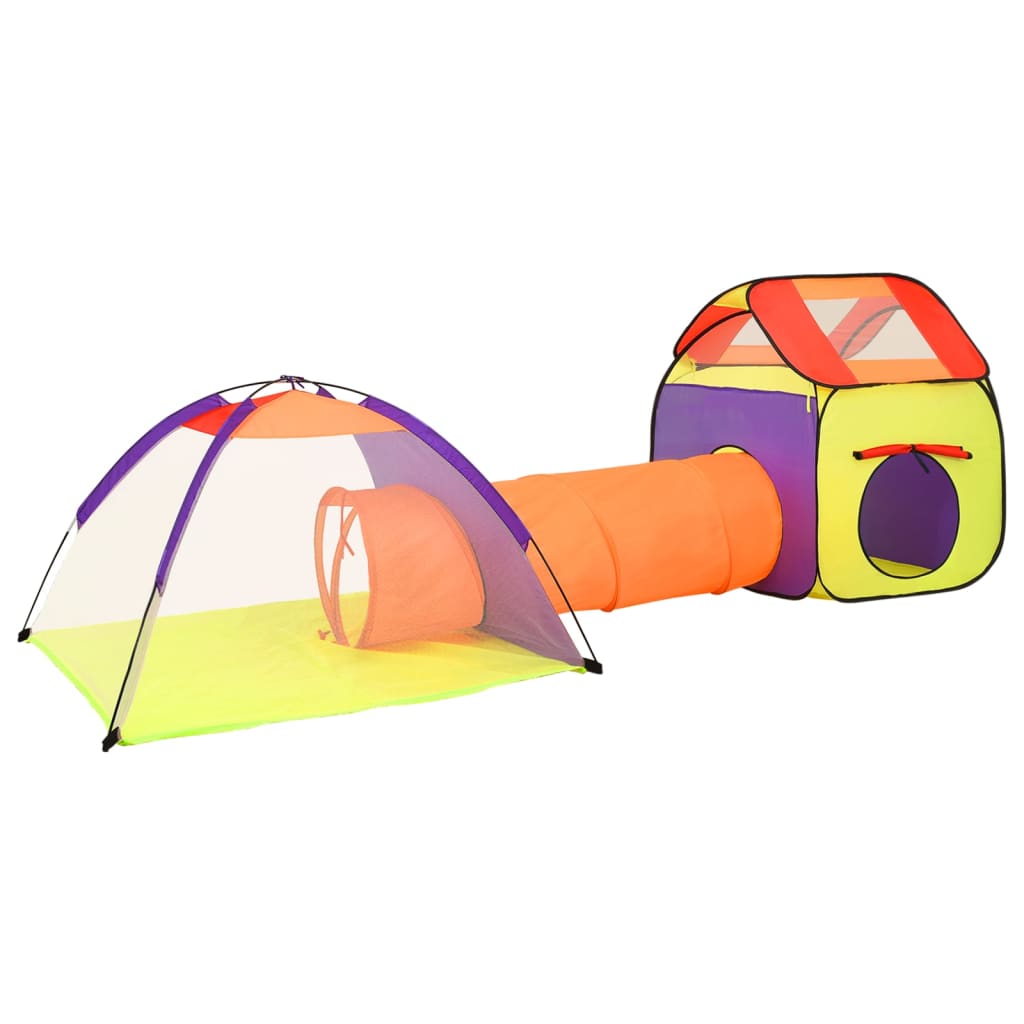 Spielzelt mit 250 Bällen Mehrfarbig 338x123x111 cm - Premium Spielzelte & -tunnel - Just €97.81! Shop now at homesales4u