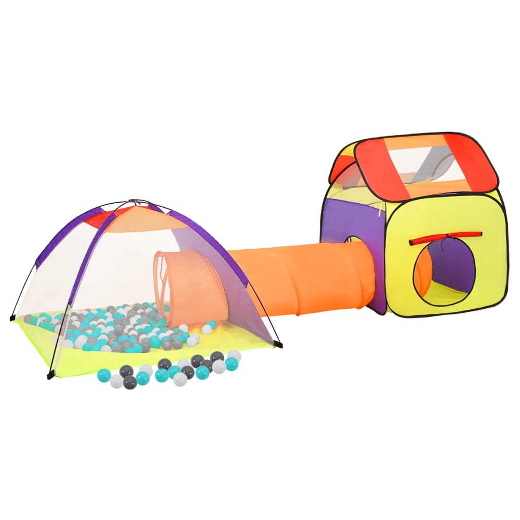 Spielzelt mit 250 Bällen Mehrfarbig 338x123x111 cm - Premium Spielzelte & -tunnel - Just €96.01! Shop now at homesales4u