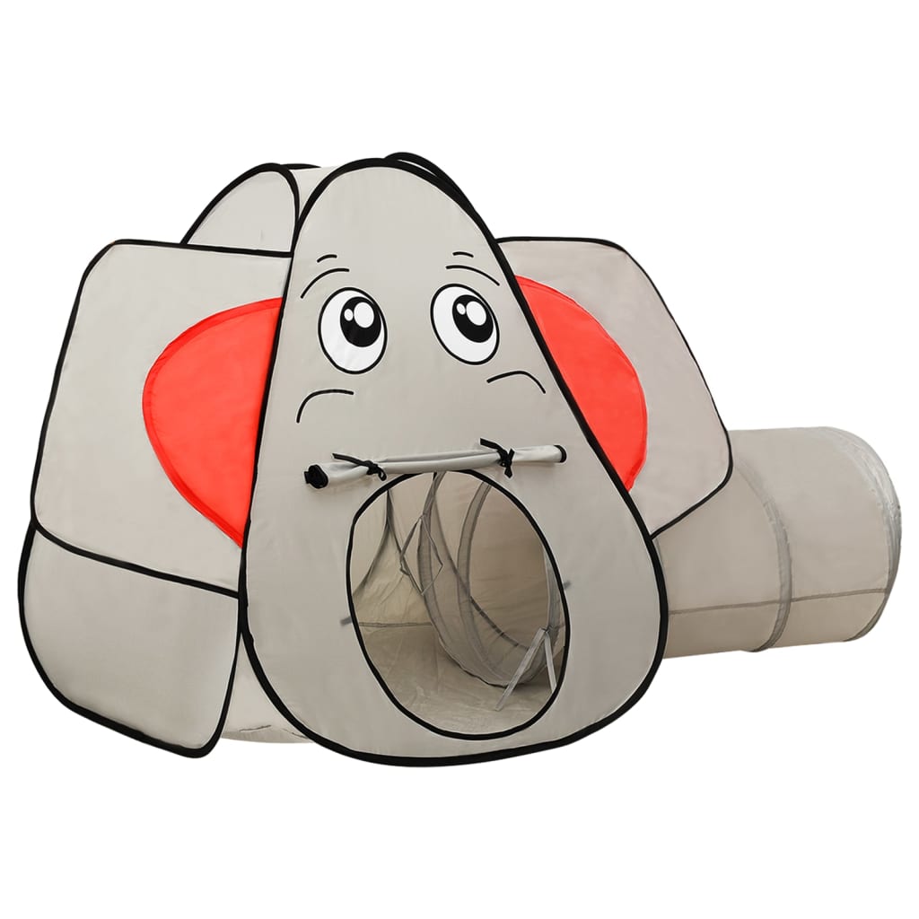 Spielzelt in Elefanten-Form mit 250 Bällen Grau 174x86x101 cm - Premium Spielzelte & -tunnel - Just €90.07! Shop now at homesales4u