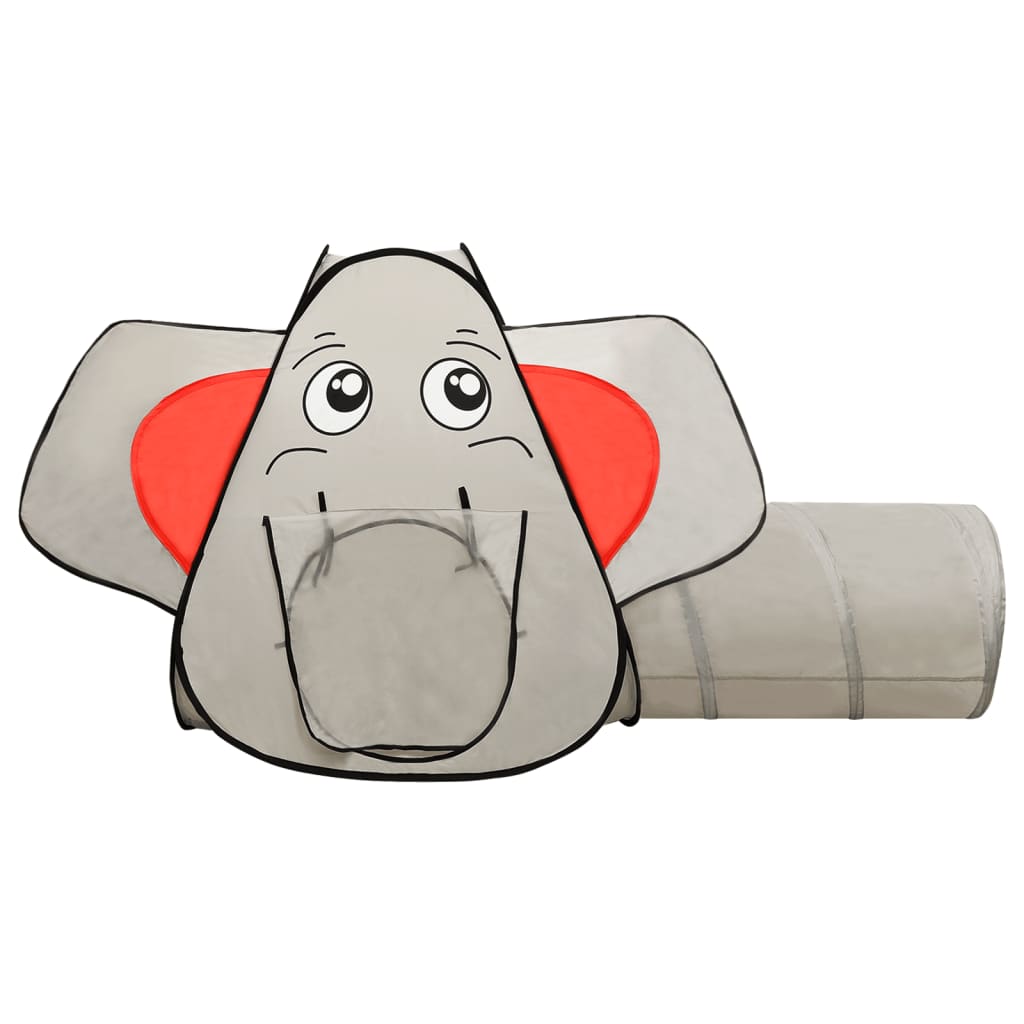Spielzelt in Elefanten-Form mit 250 Bällen Grau 174x86x101 cm - Premium Spielzelte & -tunnel - Just €91.53! Shop now at homesales4u