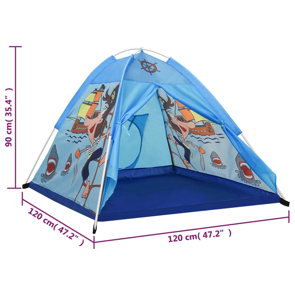 Spielzelt mit 250 Bällen Blau 120x120x90 cm - Premium Spielzelte & -tunnel - Just €75.81! Shop now at homesales4u