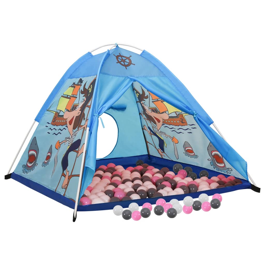 Spielzelt mit 250 Bällen Blau 120x120x90 cm - Premium Spielzelte & -tunnel - Just €77.10! Shop now at homesales4u