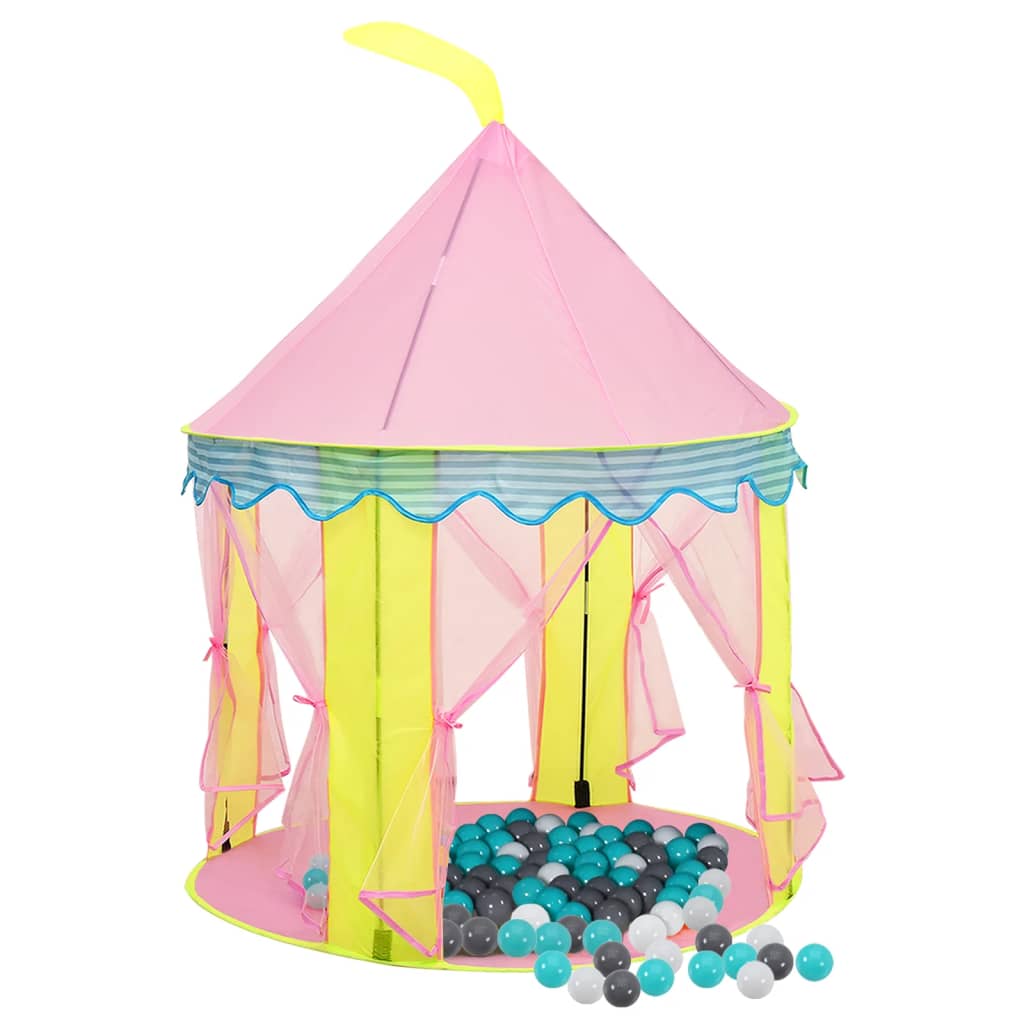 Kinder-Spielzelt mit 250 Bällen Rosa 100x100x127 cm - Premium Spielzelte & -tunnel - Just €89.22! Shop now at homesales4u