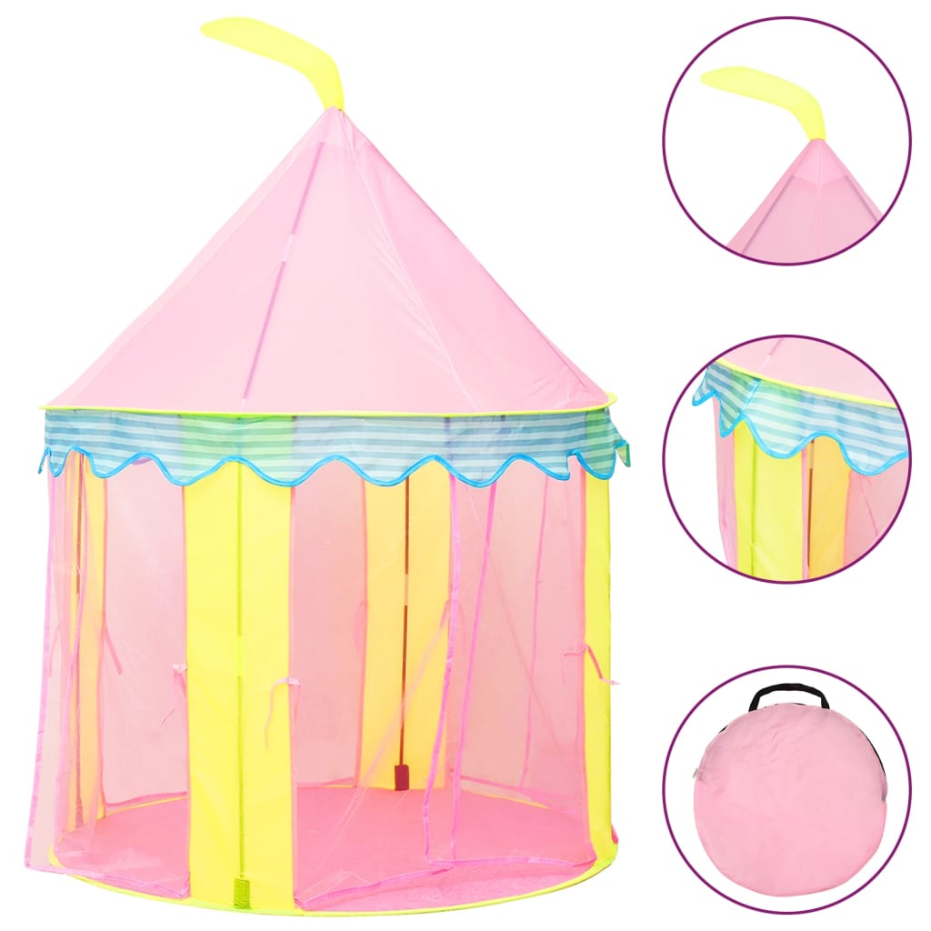 Kinder-Spielzelt mit 250 Bällen Rosa 100x100x127 cm - Premium Spielzelte & -tunnel - Just €89.22! Shop now at homesales4u