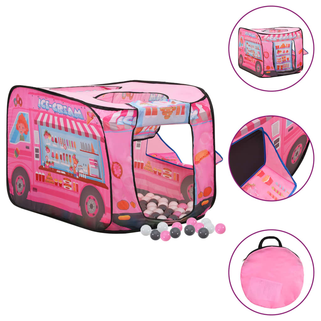 Kinder-Spielzelt mit 250 Bällen Rosa 70x112x70 cm - Premium Spielzelte & -tunnel - Just €85.02! Shop now at homesales4u