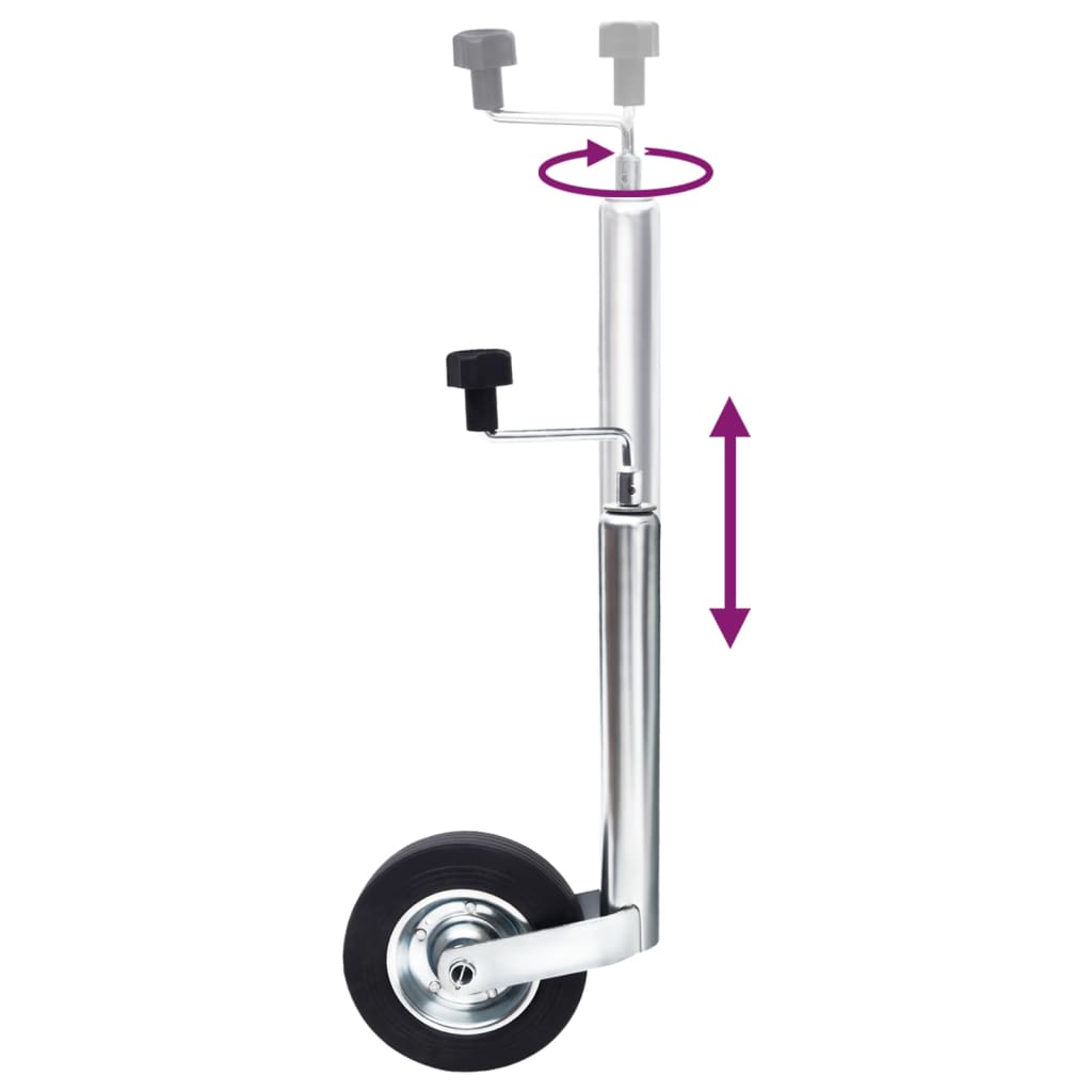 Stützrad für Anhänger 48 mm Verzinkter Stahl - Premium Trailer & Anhänger - Just €50.80! Shop now at homesales4u