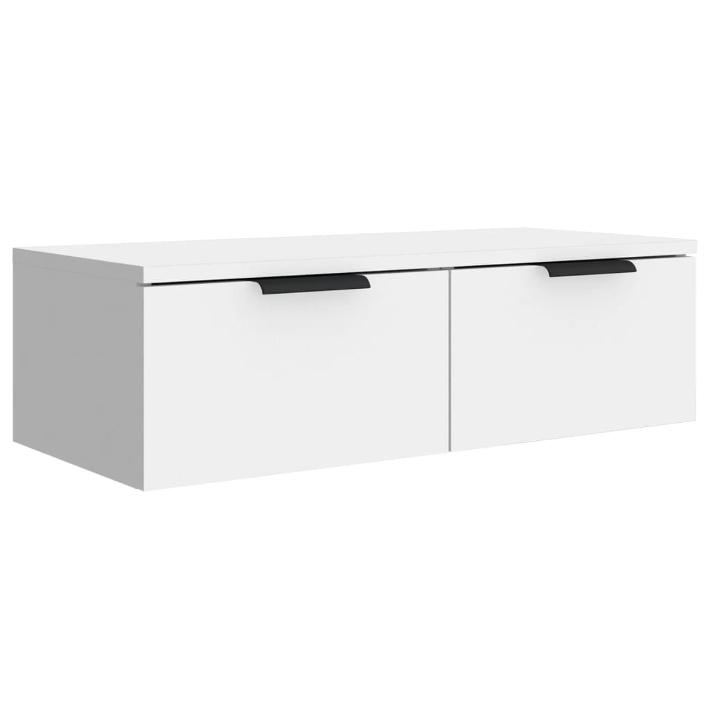 Wandschrank Weiß 68x30x20 cm Holzwerkstoff - Premium Schränke - Just €71.16! Shop now at homesales4u