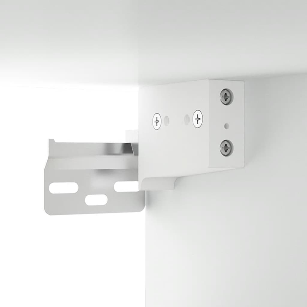 Wandschrank Weiß 68x30x20 cm Holzwerkstoff - Premium Schränke - Just €71.16! Shop now at homesales4u