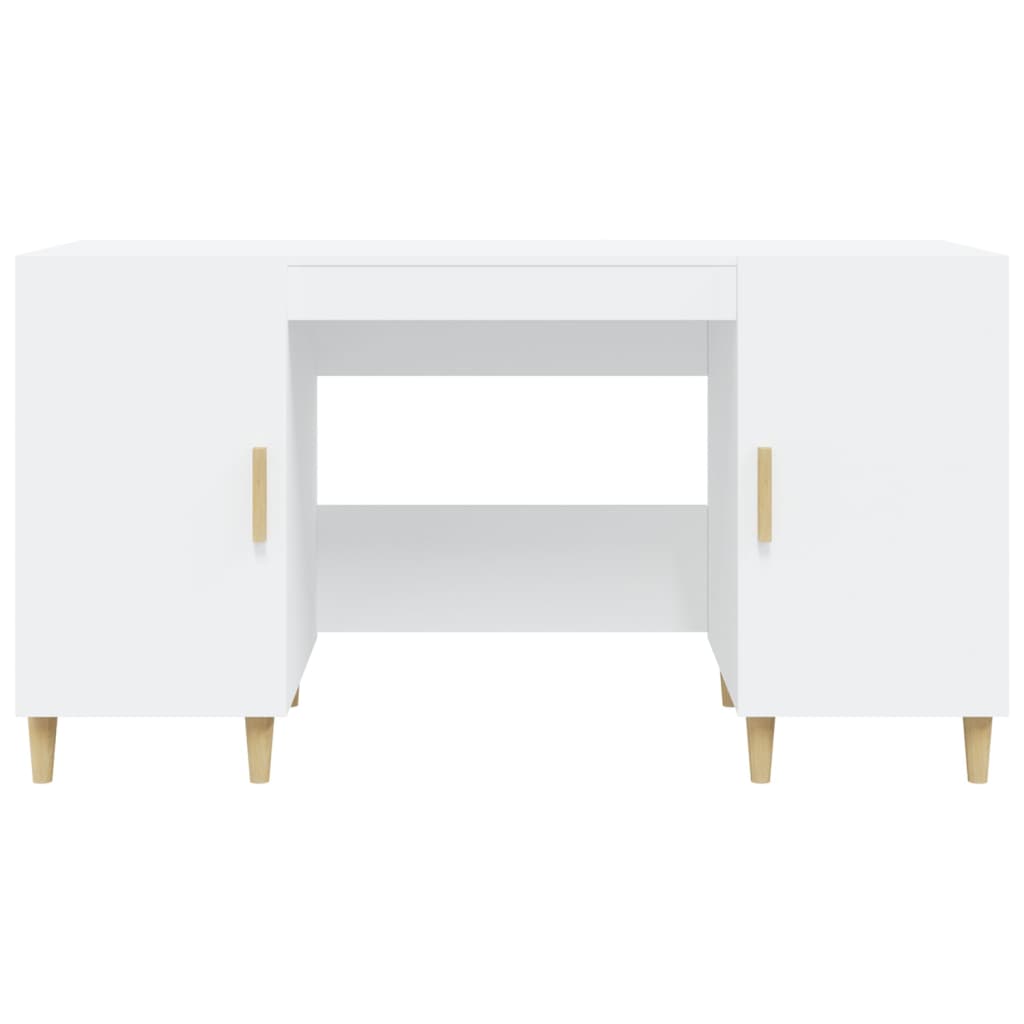 Schreibtisch Weiß 140x50x75 cm Holzwerkstoff - Premium Schreibtische - Just €146.93! Shop now at homesales4u