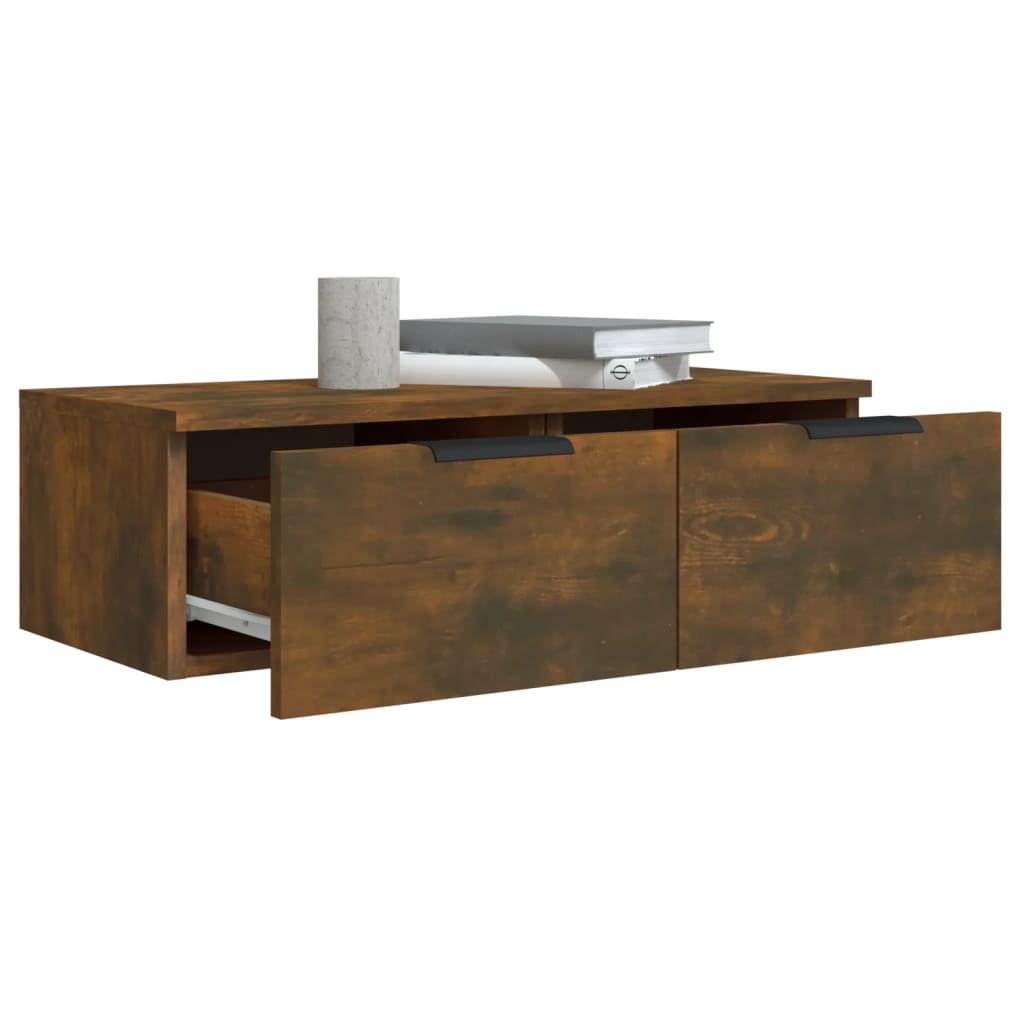Wandschrank Räuchereiche 68x30x20 cm Holzwerkstoff - Premium Schränke - Just €60.64! Shop now at homesales4u