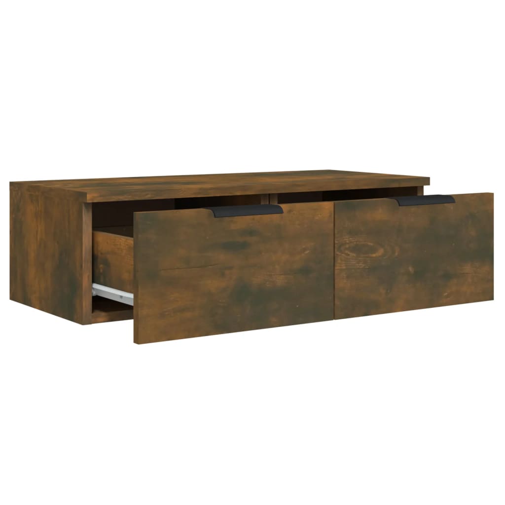 Wandschrank Räuchereiche 68x30x20 cm Holzwerkstoff - Premium Schränke - Just €60.64! Shop now at homesales4u
