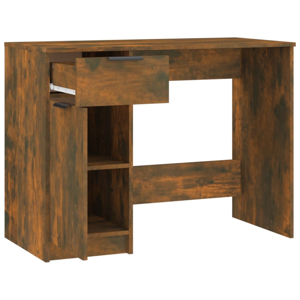 Schreibtisch Räuchereiche 100x50x75 cm Holzwerkstoff - Premium Schreibtische - Just €99.28! Shop now at homesales4u