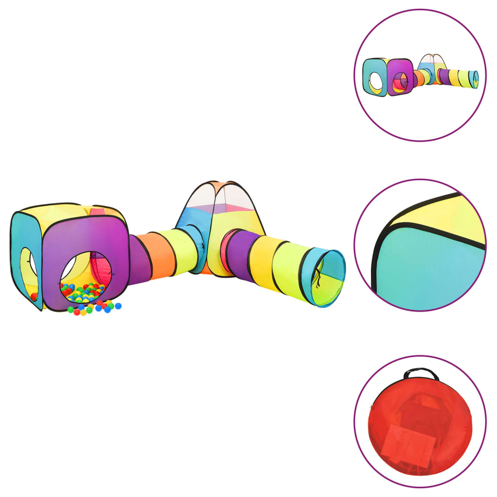 Kinder-Spielzelt Mehrfarbig 190x264x90 cm - Premium Spielzelte & -tunnel - Just €67.29! Shop now at homesales4u