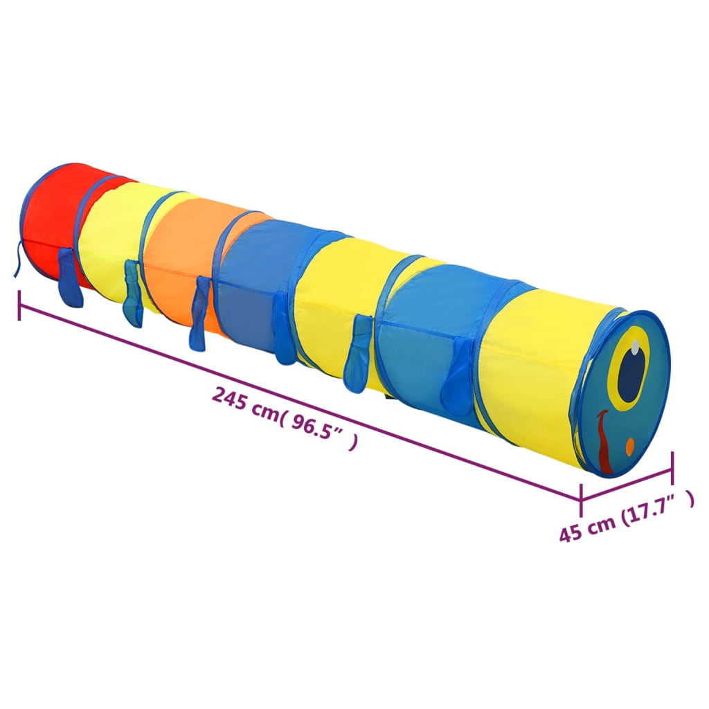 Spieltunnel für Kinder Mehrfarbig 245 cm Polyester - Premium Spielzelte & -tunnel - Just €57.73! Shop now at homesales4u