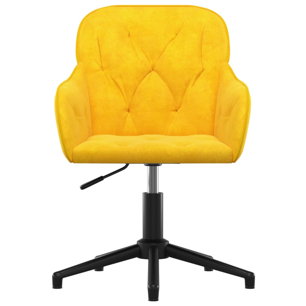 Bürostuhl Drehbar Gelb Samt - Premium Bürostühle - Just €100.68! Shop now at homesales4u