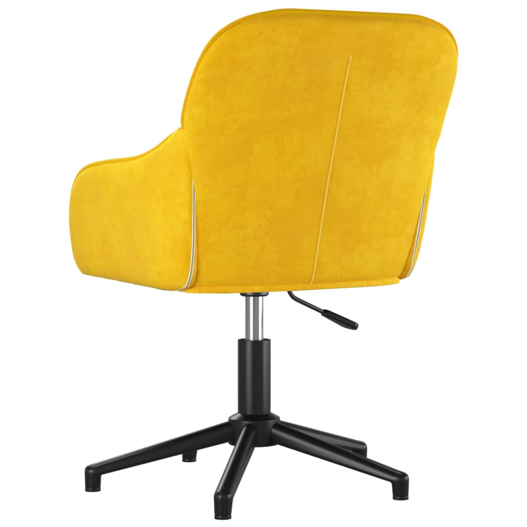 Bürostuhl Drehbar Gelb Samt - Premium Bürostühle - Just €100.68! Shop now at homesales4u