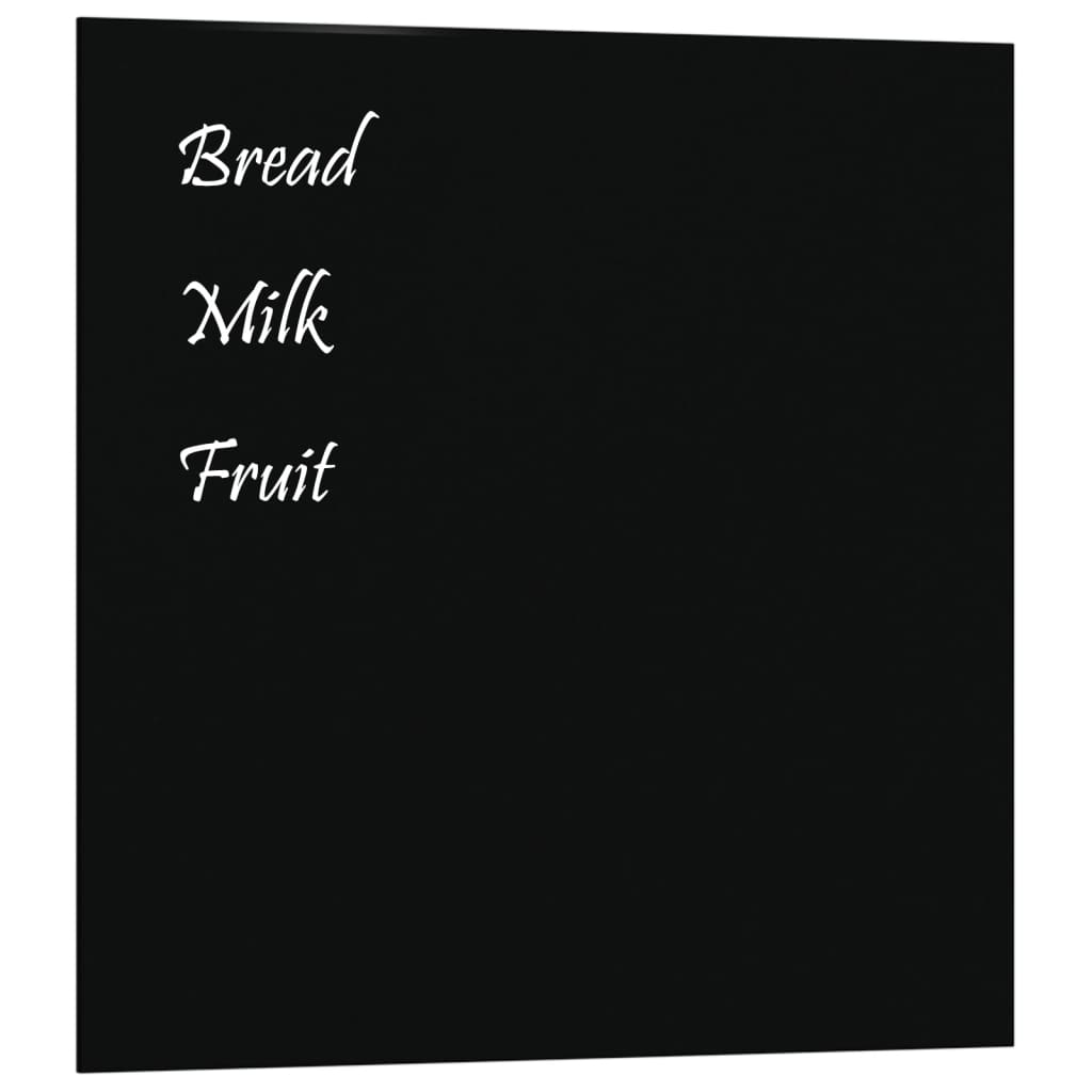 Magnettafel Wandmontage Schwarz 40x40 cm Hartglas - Premium Whiteboards - Just €27.88! Shop now at homesales4u