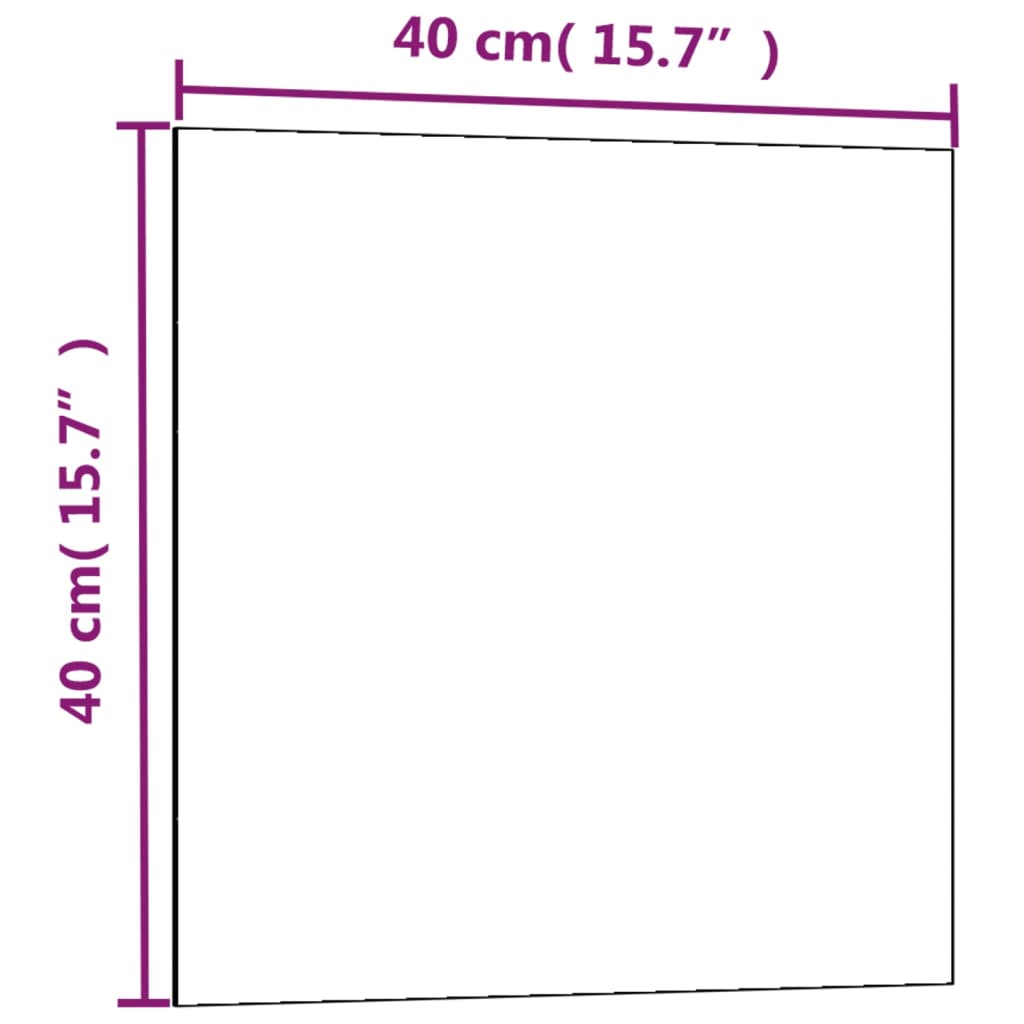 Magnettafel Wandmontage Schwarz 40x40 cm Hartglas - Premium Whiteboards - Just €27.88! Shop now at homesales4u