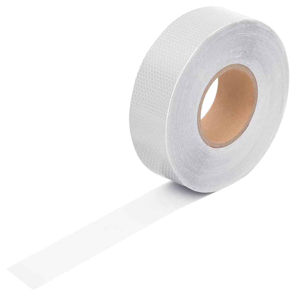 Reflektorband Weiß 5 cmx50 m PVC - Premium Verkehrsschilder - Just €36.12! Shop now at homesales4u
