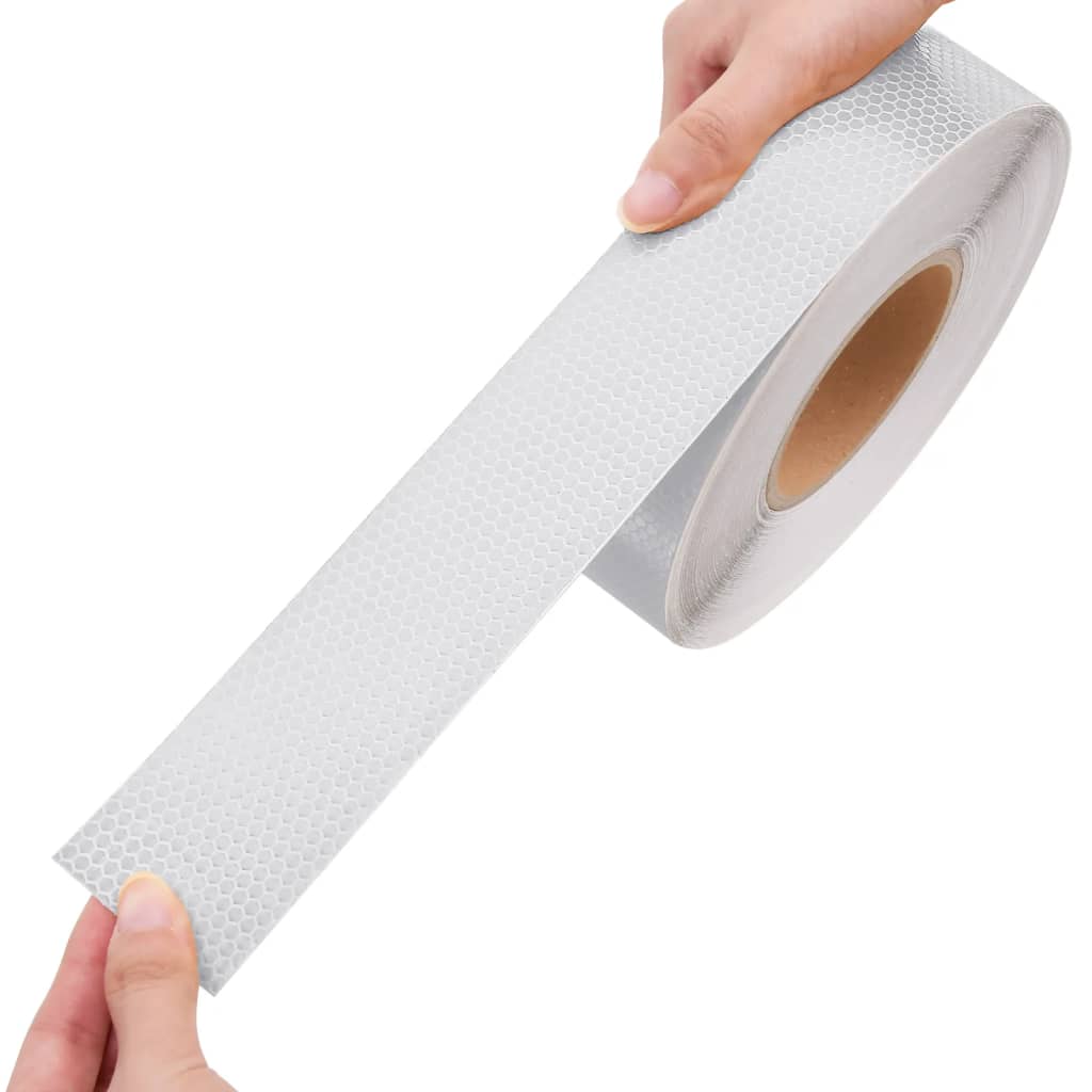 Reflektorband Weiß 5 cmx50 m PVC - Premium Verkehrsschilder - Just €36.12! Shop now at homesales4u