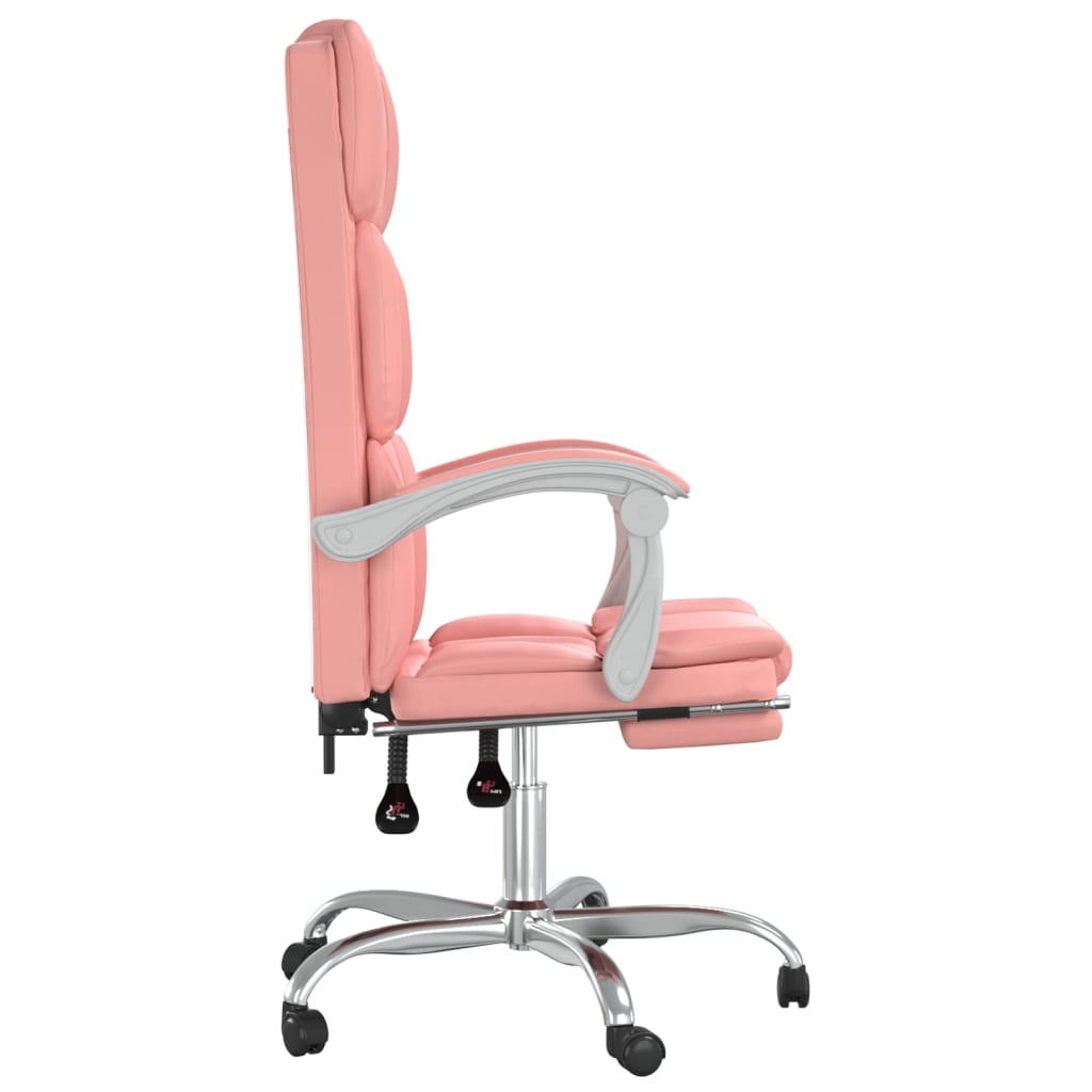 Bürostuhl mit Liegefunktion Rosa Kunstleder - Premium Bürostühle - Just €143.12! Shop now at homesales4u