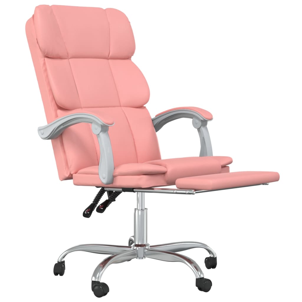 Bürostuhl mit Liegefunktion Rosa Kunstleder - Premium Bürostühle - Just €143.12! Shop now at homesales4u