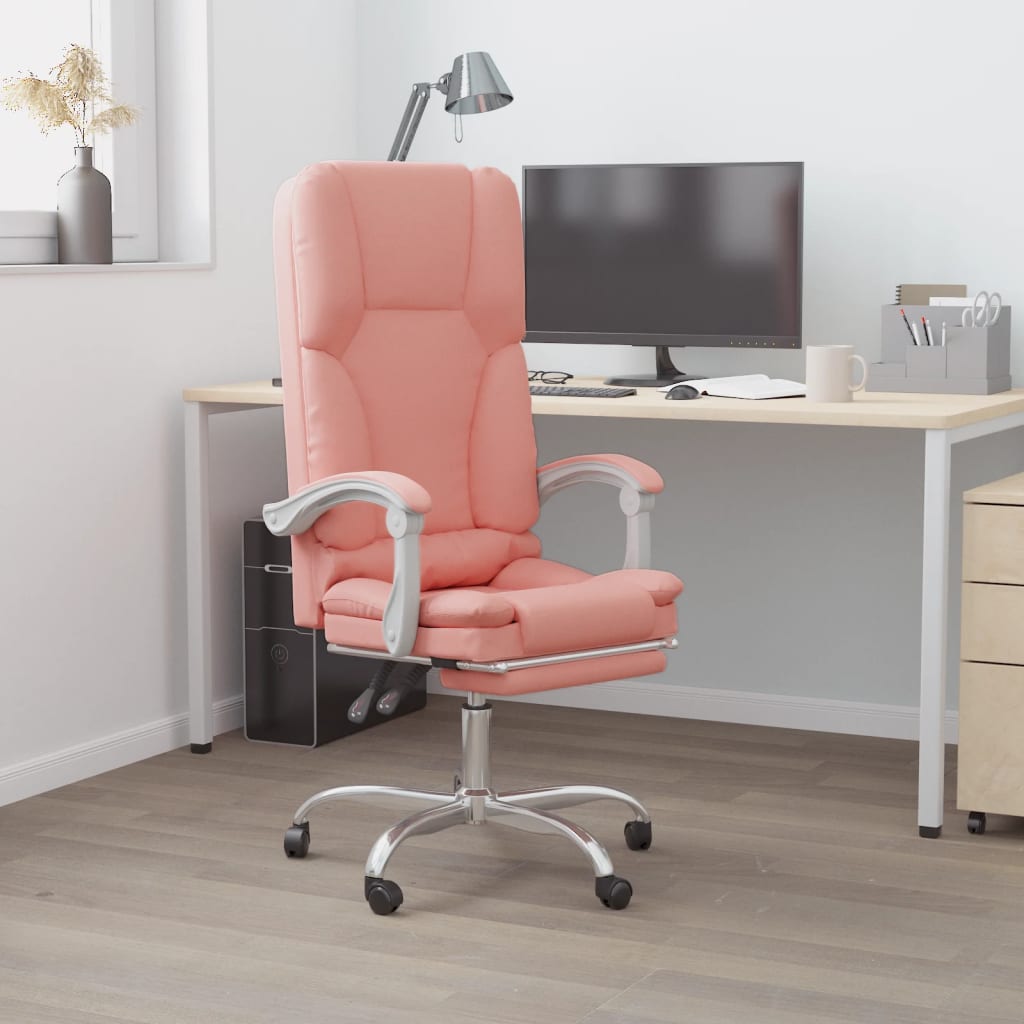 Bürostuhl mit Massagefunktion Rosa Kunstleder - Premium Bürostühle - Just €148.61! Shop now at homesales4u