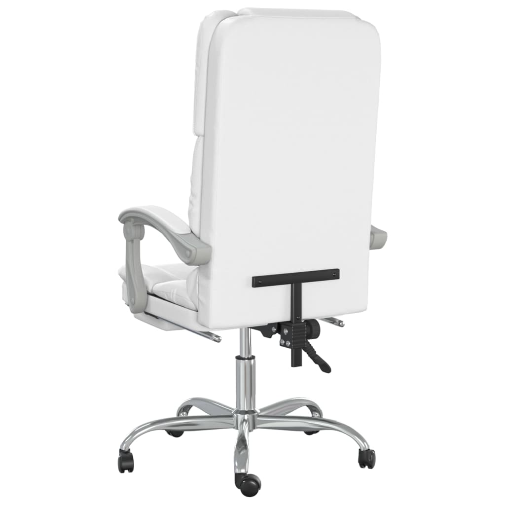 Bürostuhl mit Massagefunktion Weiß Kunstleder - Premium Bürostühle - Just €148.69! Shop now at homesales4u