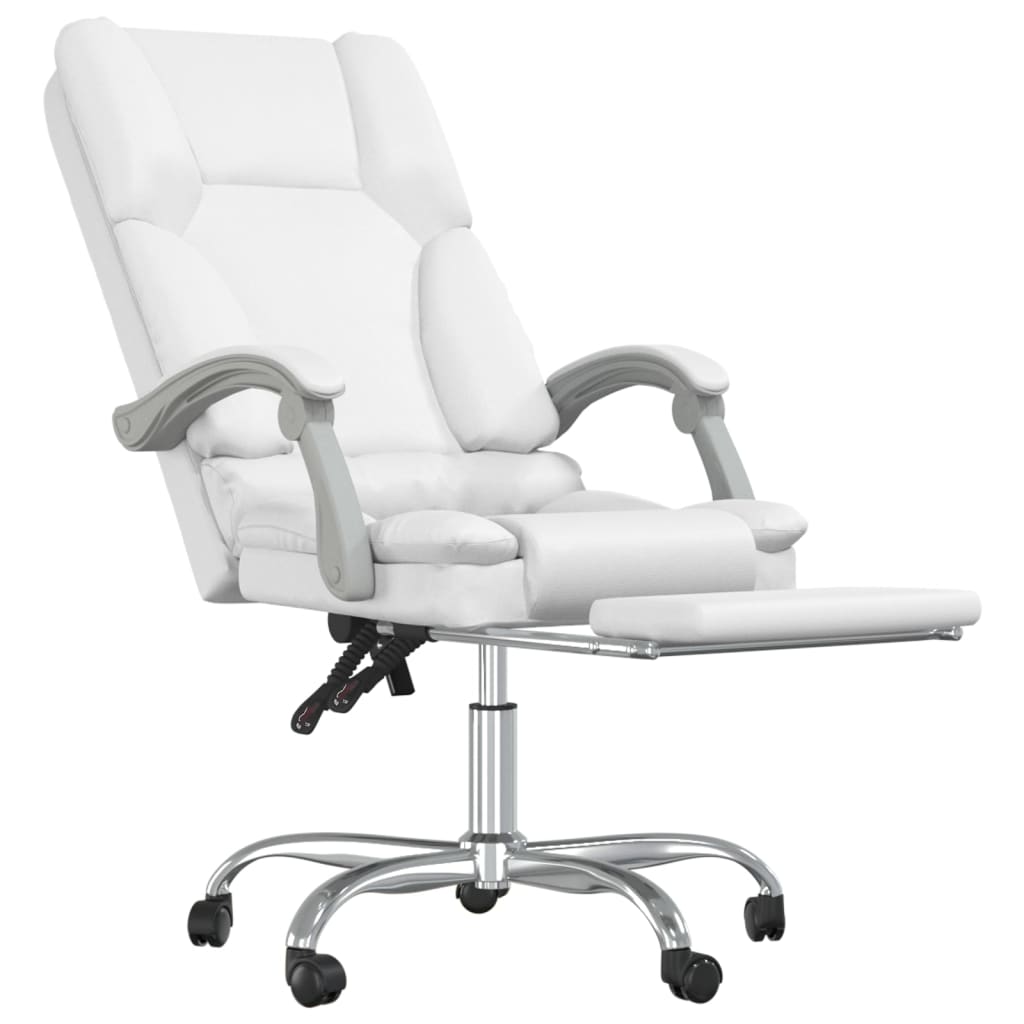 Bürostuhl mit Massagefunktion Weiß Kunstleder - Premium Bürostühle - Just €148.69! Shop now at homesales4u