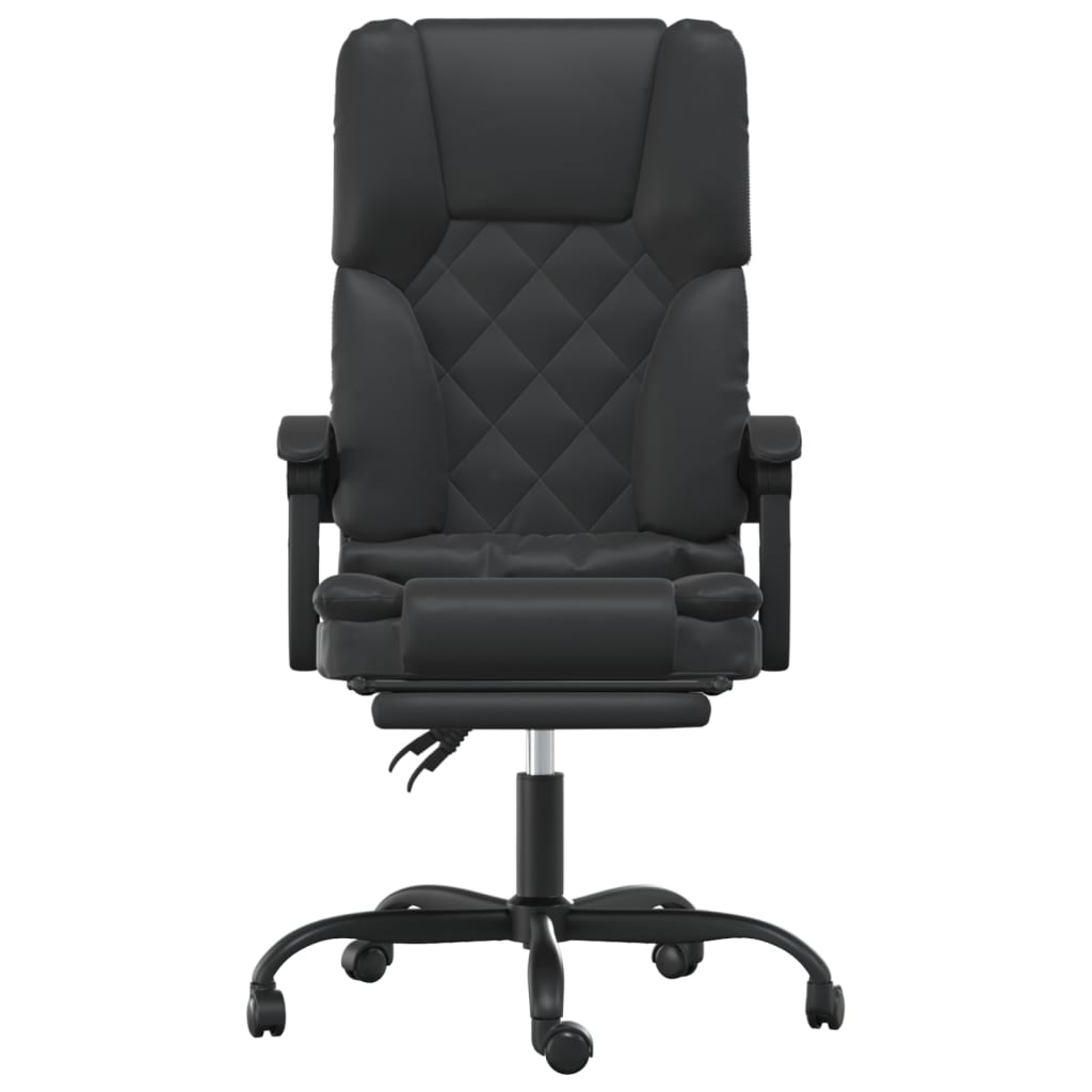 Bürostuhl mit Massagefunktion Schwarz Kunstleder - Premium Bürostühle - Just €170.08! Shop now at homesales4u