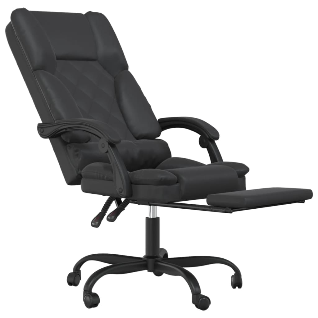Bürostuhl mit Massagefunktion Schwarz Kunstleder - Premium Bürostühle - Just €170.08! Shop now at homesales4u