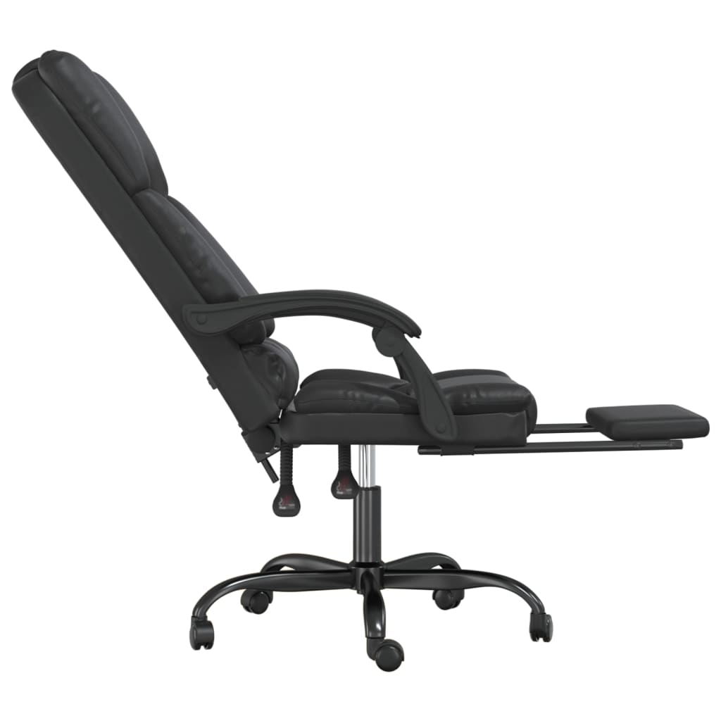Bürostuhl mit Massagefunktion Schwarz Kunstleder - Premium Bürostühle - Just €170.08! Shop now at homesales4u