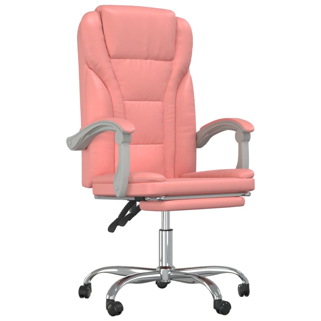 Bürostuhl mit Liegefunktion Rosa Kunstleder - Premium Bürostühle - Just €145.10! Shop now at homesales4u