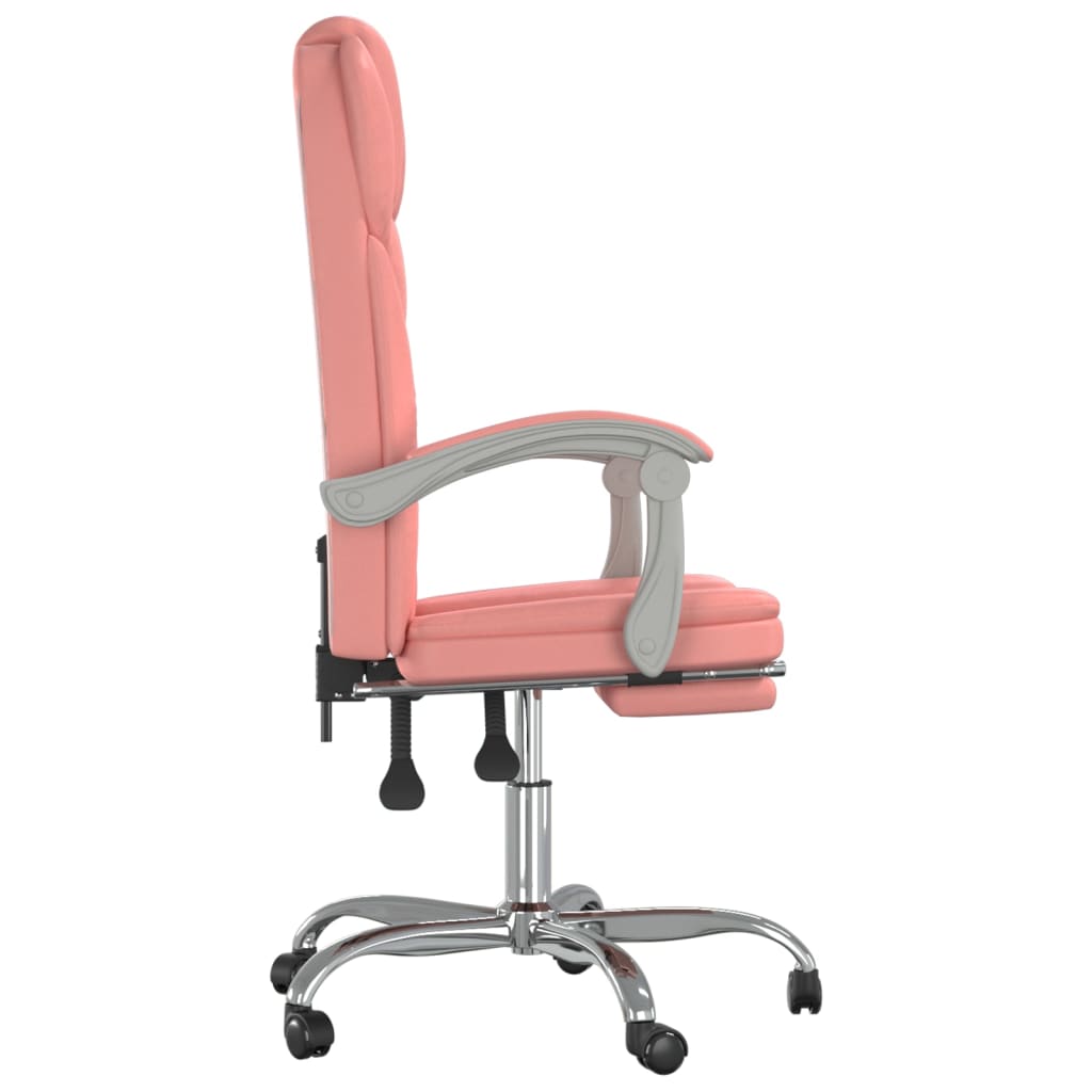 Bürostuhl mit Liegefunktion Rosa Kunstleder - Premium Bürostühle - Just €145.10! Shop now at homesales4u