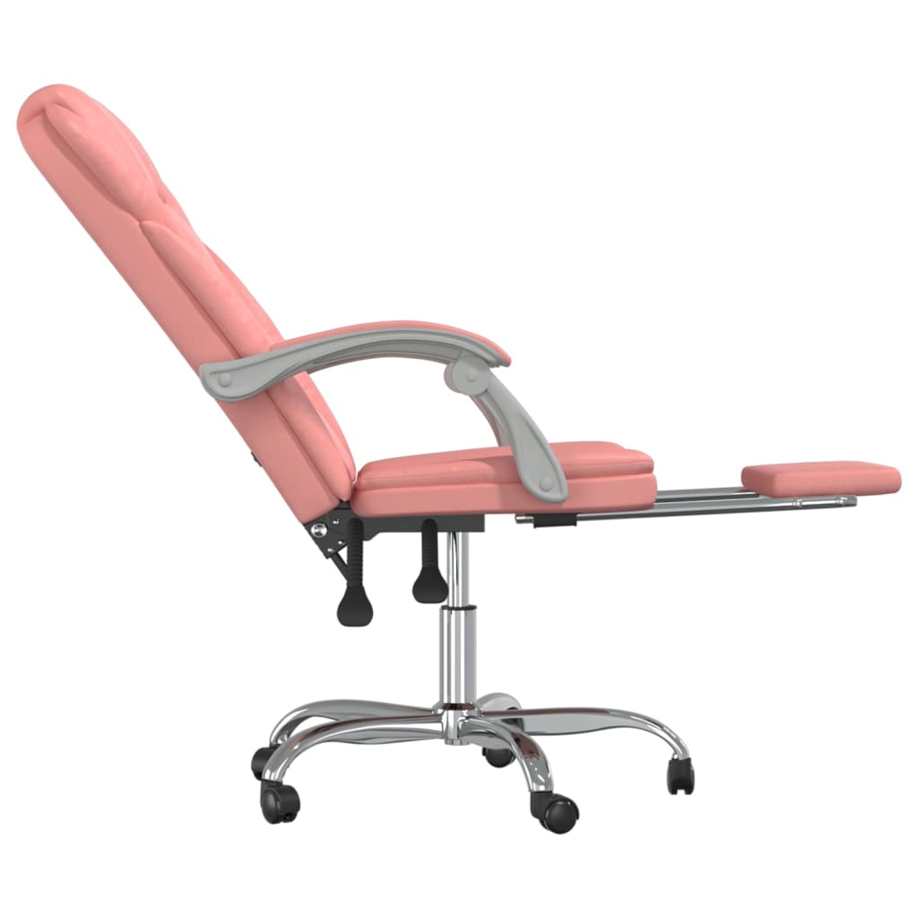 Bürostuhl mit Liegefunktion Rosa Kunstleder - Premium Bürostühle - Just €145.10! Shop now at homesales4u