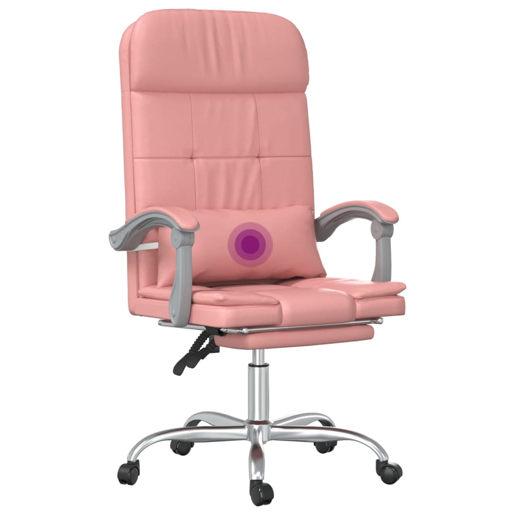 Bürostuhl mit Massagefunktion Rosa Kunstleder - Premium Bürostühle - Just €147.60! Shop now at homesales4u