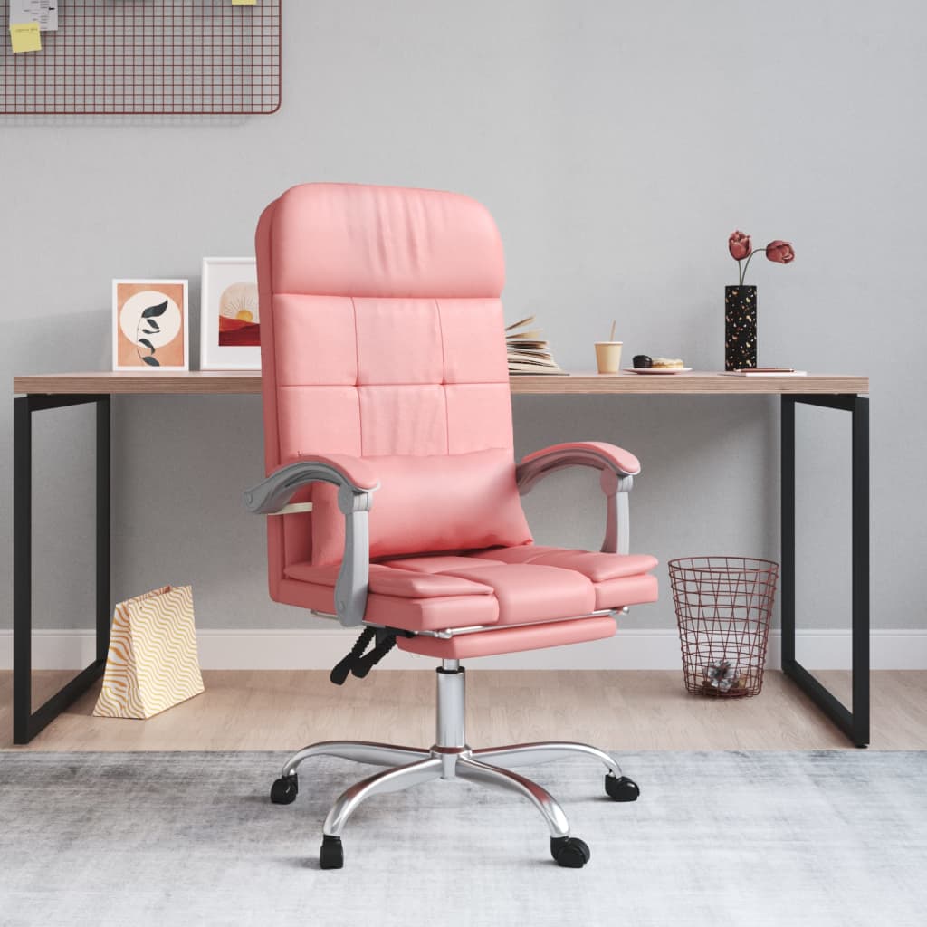 Bürostuhl mit Massagefunktion Rosa Kunstleder - Premium Bürostühle - Just €147.60! Shop now at homesales4u