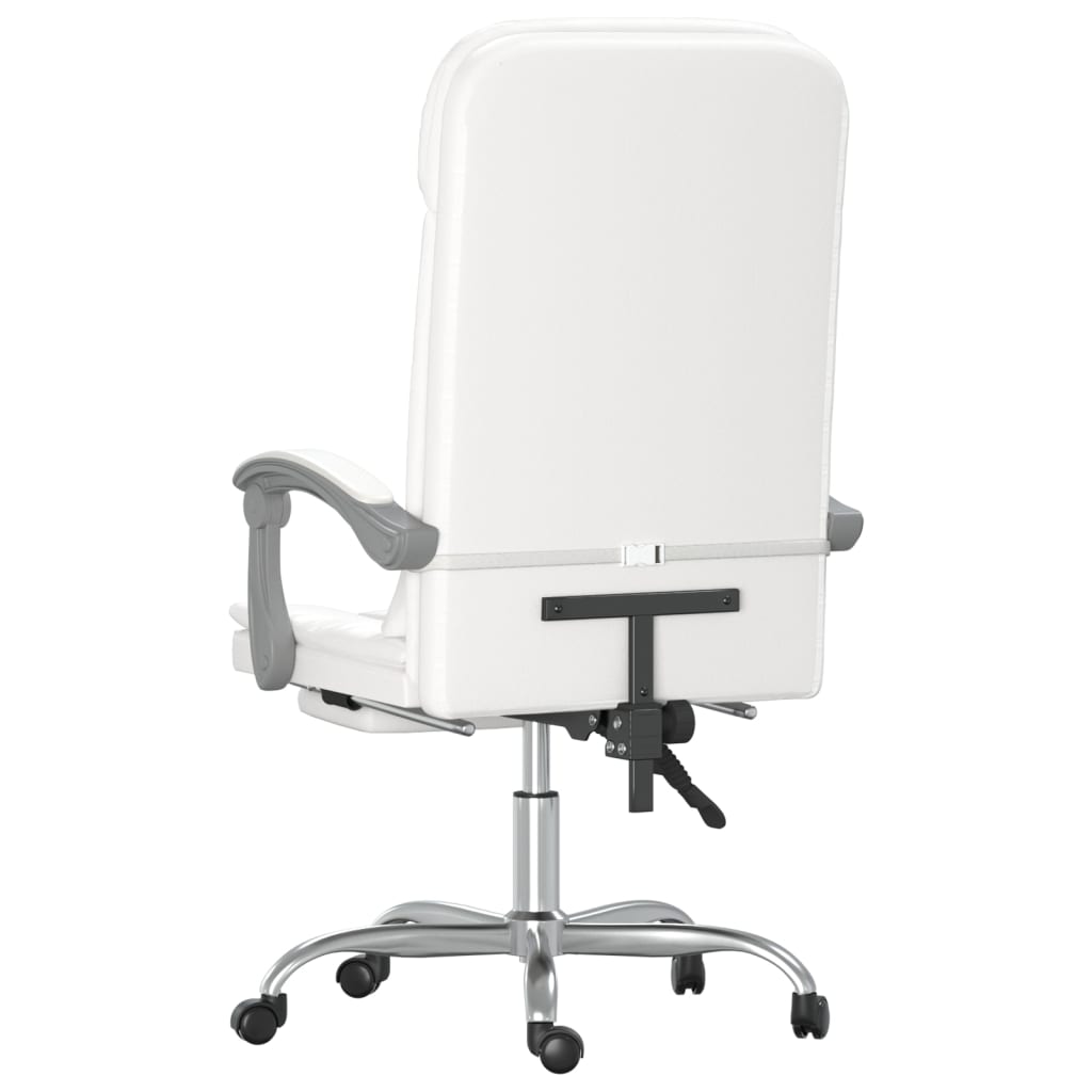Bürostuhl mit Massagefunktion Weiß Kunstleder - Premium Bürostühle - Just €148.13! Shop now at homesales4u