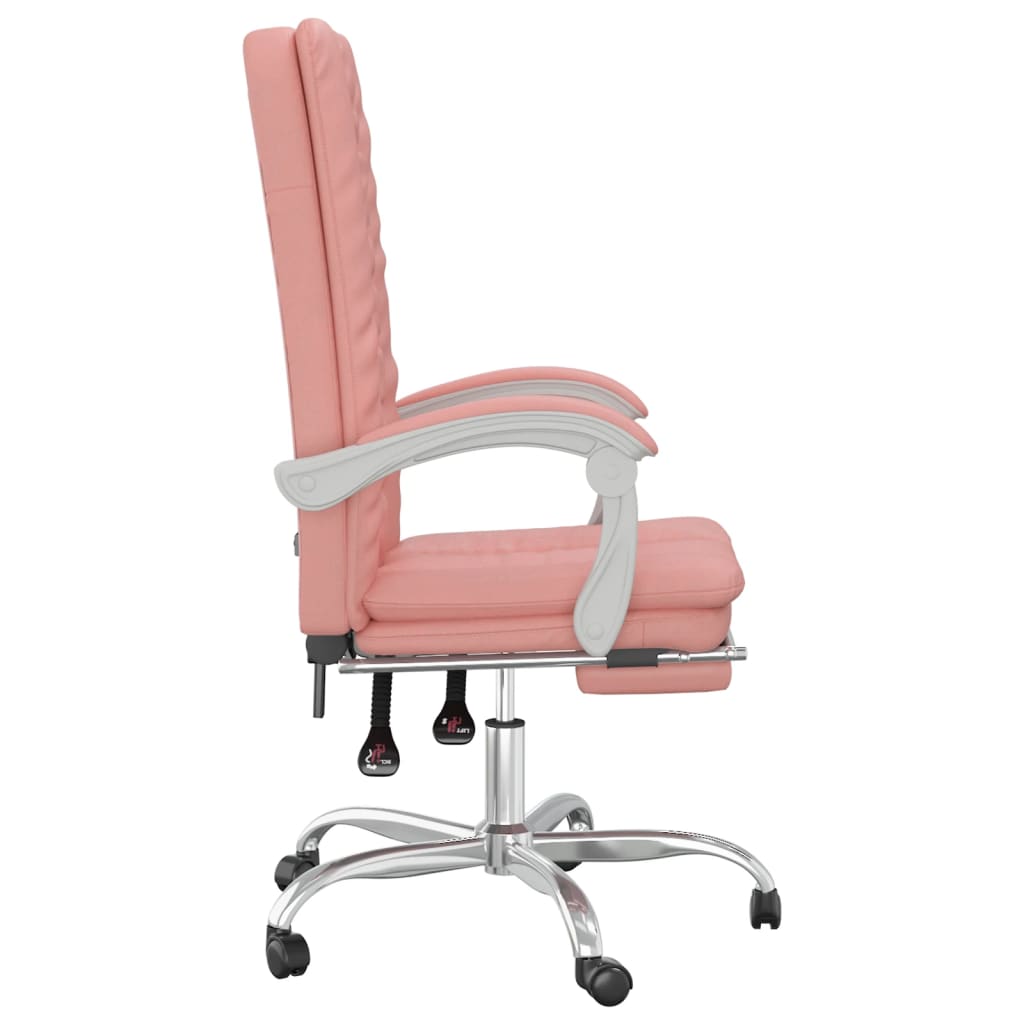 Bürostuhl mit Liegefunktion Rosa Kunstleder - Premium Bürostühle - Just €143.82! Shop now at homesales4u