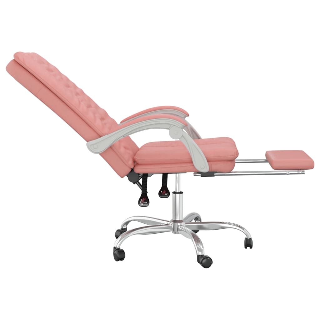 Bürostuhl mit Liegefunktion Rosa Kunstleder - Premium Bürostühle - Just €143.82! Shop now at homesales4u