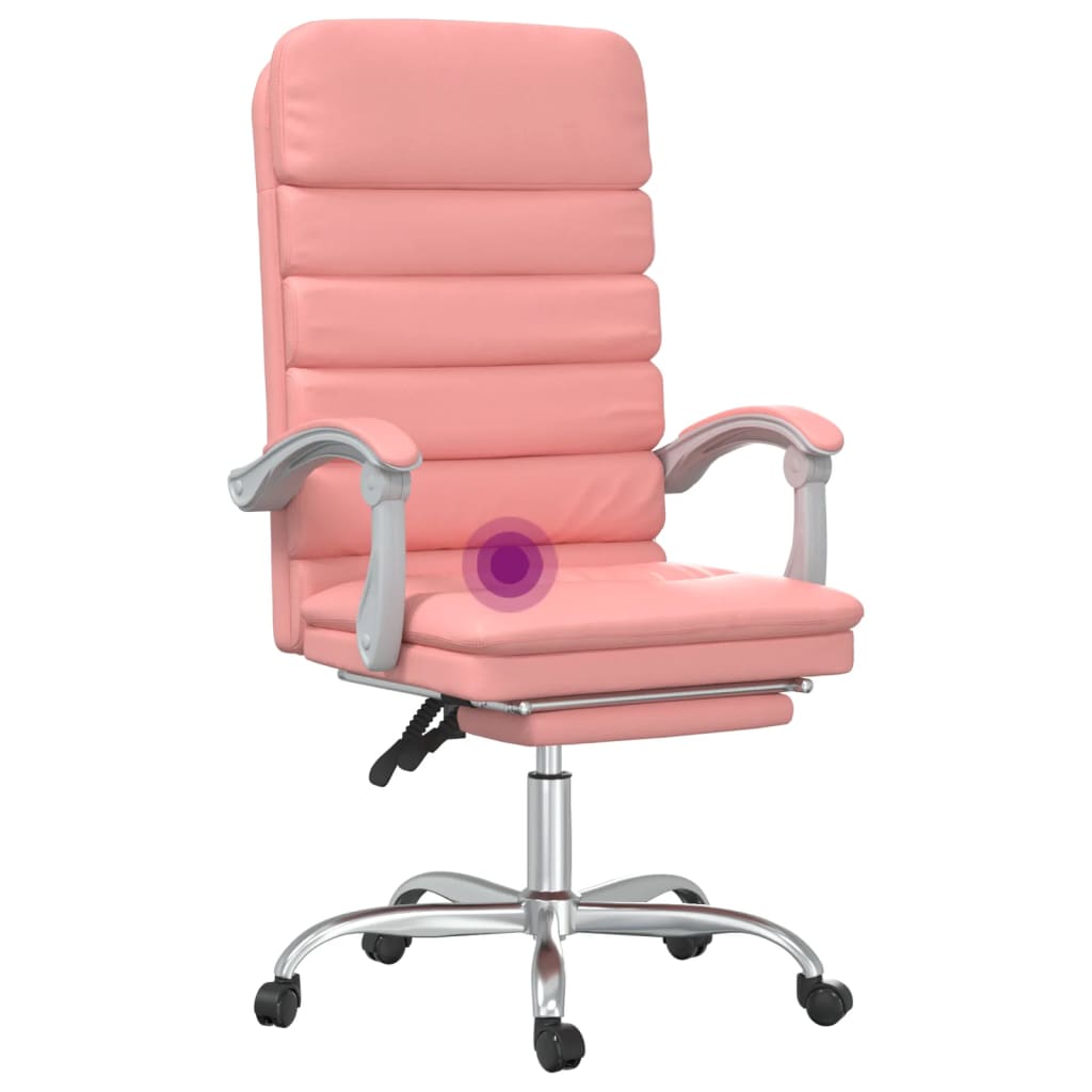 Bürostuhl mit Massagefunktion Rosa Kunstleder - Premium Bürostühle - Just €147.48! Shop now at homesales4u