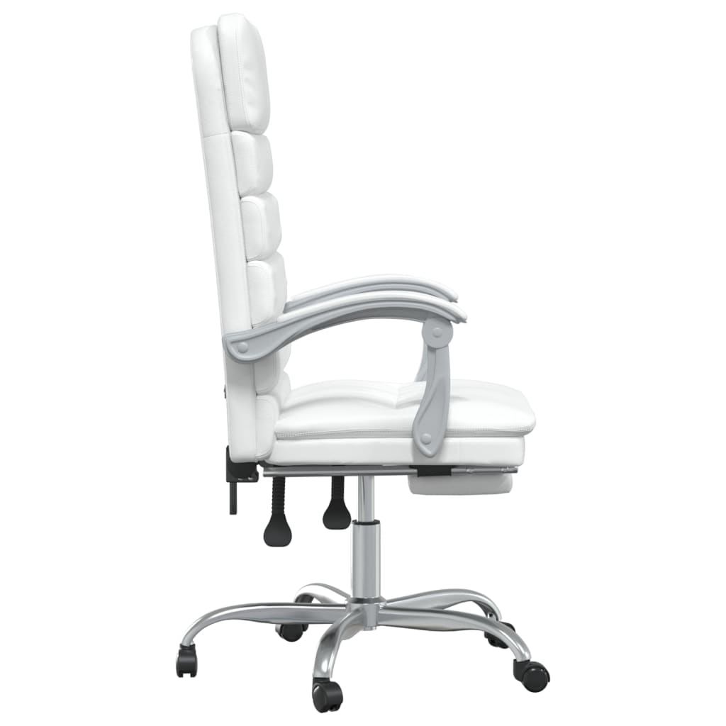 Bürostuhl mit Massagefunktion Weiß Kunstleder - Premium Bürostühle - Just €165.76! Shop now at homesales4u