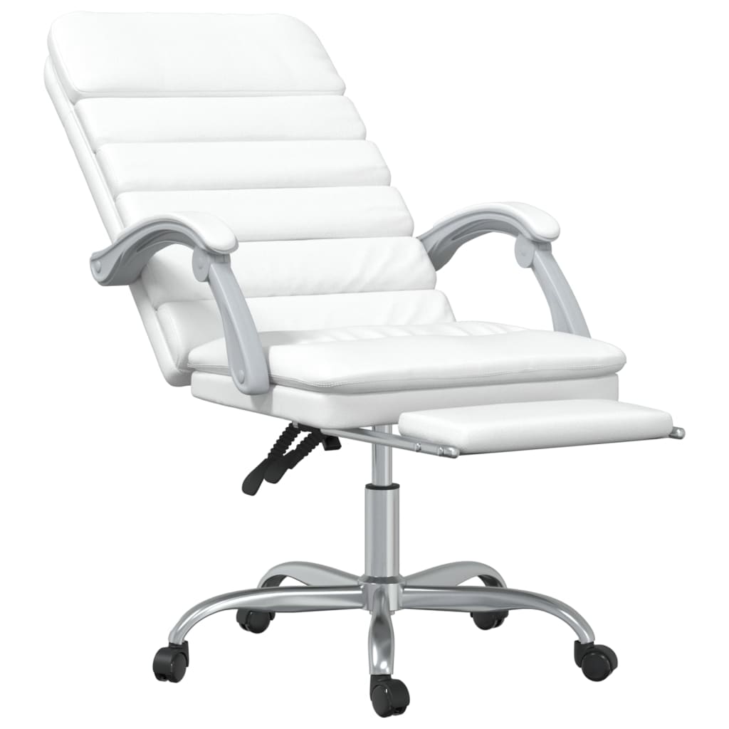 Bürostuhl mit Massagefunktion Weiß Kunstleder - Premium Bürostühle - Just €165.76! Shop now at homesales4u