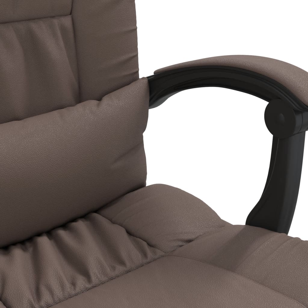 Bürostuhl mit Massagefunktion Braun Kunstleder - Premium Bürostühle - Just €160.47! Shop now at homesales4u
